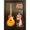 Jimmy Page miniatiūrinė gitara rėmelyje | Originalios dovanos