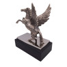 Dekoratyvinė Pegaso figūrėlė ant medinio pagrindo OriginaliosDovanos