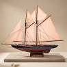 Burlaivio modelis Bluenose 78 cm – prabangi jūrinė dekoracija namams