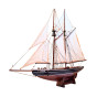 Burlaivio modelis Bluenose 78 cm – prabangi jūrinė dekoracija namams