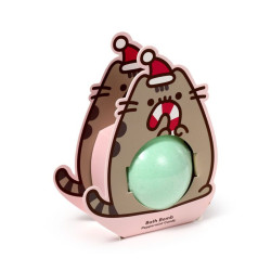 „Pusheen“ šventinis jaukumo rinkinys – šokoladas, burbulas, balzamai, puodelis