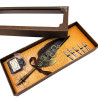 Steampunk Kaligrafijos Rinkinys su Plunksna „Vintage Gear“