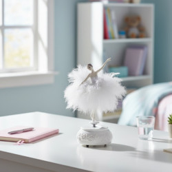 Muzikinė balerinos figūrėlė „Gulbių Ežeras“