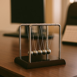 Niutono švytuoklės modelis