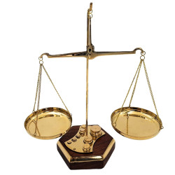 Dekoratyvinės žalvarinės svarstyklės