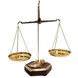 Dekoratyvinės žalvarinės svarstyklės