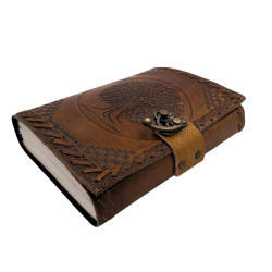 Vintažinė natūralios odos užrašinė „Gyvybės medis“ (200 psl.)