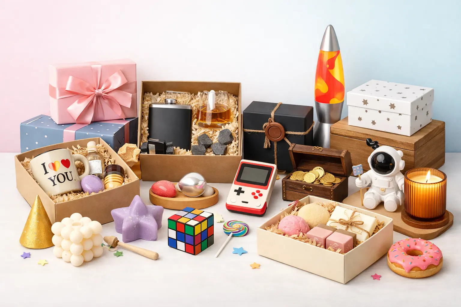 Iliustracinė nuotrauka su dovanų idėjomis