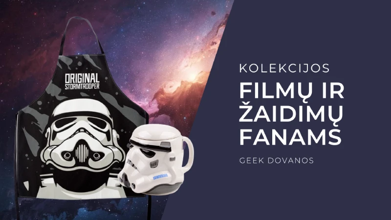 Kolekcinės ir geek dovanos